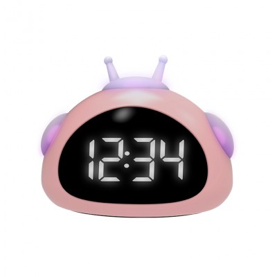 Electronic LED Display Ear Cute Rabbit Night Lamp LED Digital Alarm Clock