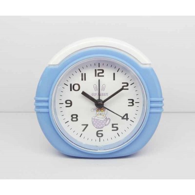 Bedside clock hotel alarm clock mini plastic table alarm clock for promotion