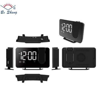 2020 New Wake Up FM Radio Projection Alarm Table Clock Sleep Digital LED Clock