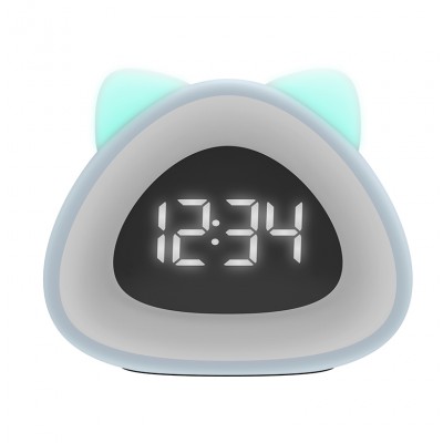 LED Sunrise Light Alarm Clock Radio With USB wake up alarm clock digital alarm clock